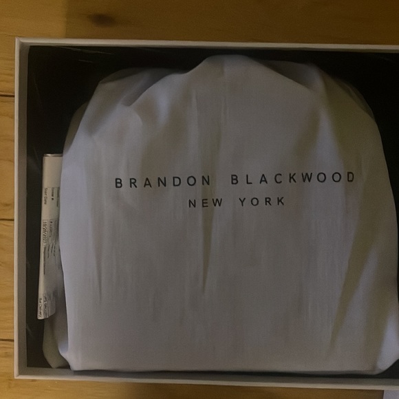 Brandon Blackwood blue suede trunk purse - Picture 2 of 4